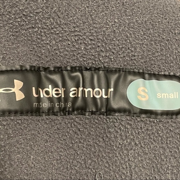 UNDER ARMOUR Fleece Full-Zip Logo Long Sleeve Sweater - Picture 7 of 8